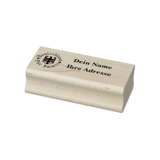 Deutchland fur immer/Schwarzer Adler/Adressstempel ラバースタンプ