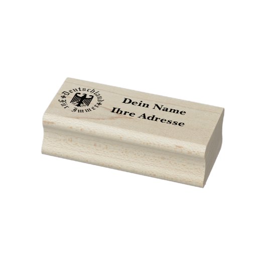 Deutchland fur immer/Schwarzer Adler/Adressstempel ラバースタンプ (スタンプ)