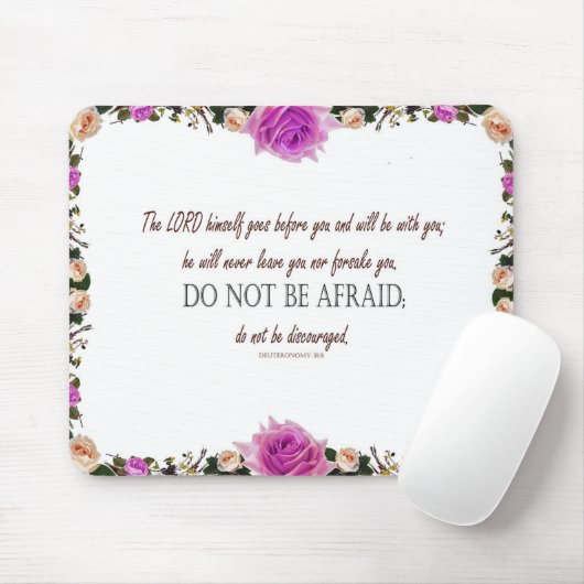 Deuteronomy 31 Do Not Be Afraid マウスパッド (マウス)