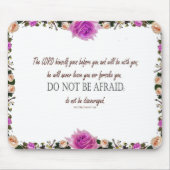 Deuteronomy 31 Do Not Be Afraid マウスパッド (正面)