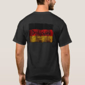 Deutsch Flagge - Vintage... Tシャツ (裏面)