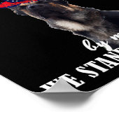 Deutsch Funny American German Dogs Quotes Germany  ポスター (角)