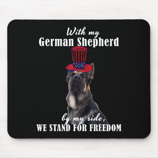 Deutsch Funny American German Dogs Quotes Germany  マウスパッド (正面)