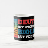 Deutsch Ist Wichtig Aber Biologie Ist Wichtiger コーヒーマグカップ (中央)