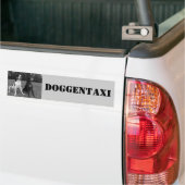 Deutsche Dogge, Great Dane,Harlekin,Taxi,Aufkleber バンパーステッカー (トラック上)