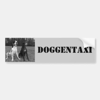 Deutsche Dogge, Great Dane,Harlekin,Taxi,Aufkleber バンパーステッカー