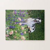 Deutsche Dogge, Great Dane,Hunde,Dogue Allemand ジグソーパズル (横)