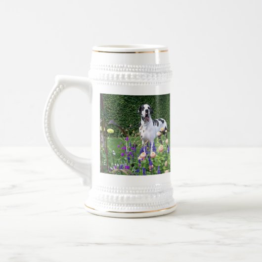 Deutsche Dogge, Great Dane,Hunde,Dogue Allemand ビールジョッキ (左)