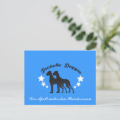 Deutsche Doggen ポストカード (スタンド正面)