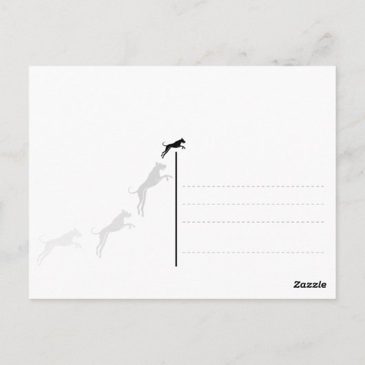 Deutsche Doggen ポストカード (裏面)