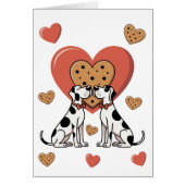 Deutsche Doggen Valentinstagkarte  (正面)