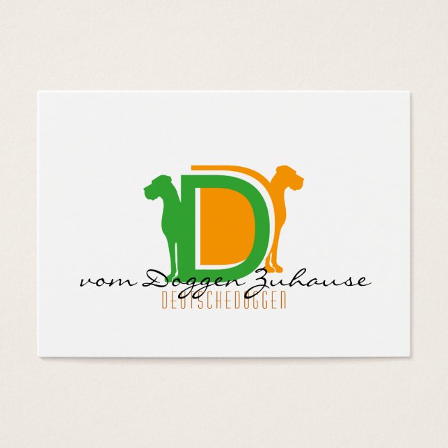Deutsche Doggen Visitenkarten (正面)