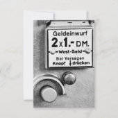 Deutsche Mark Einwurf Vintage (正面)