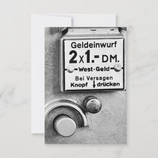 Deutsche Mark Einwurf Vintage (正面)