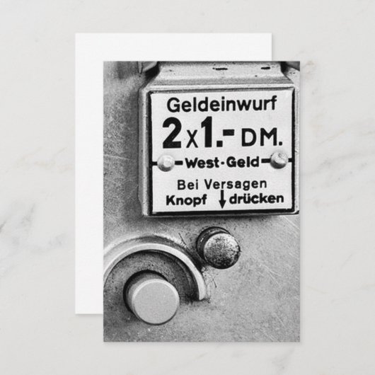 Deutsche Mark Einwurf Vintage (正面/裏面)