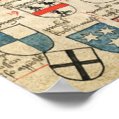 Deutscher Orden Großmeisterwappen ポスター (角)