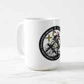 Deutscher Orden Ritter mit Axt Tasse コーヒーマグカップ (正面左)