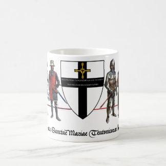 Deutscher Orden Ritter mit Schild コーヒーマグカップ
