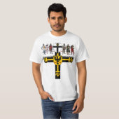 Deutscher Orden Ritter und Wappen Tシャツ (正面フル)