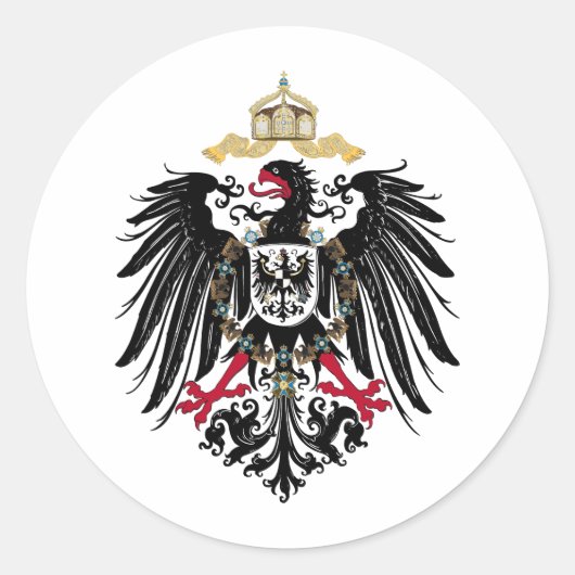 Deutscher Reichsadler ラウンドシール (正面)