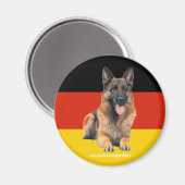 deutscher schäferhund マグネット (正面/裏面)
