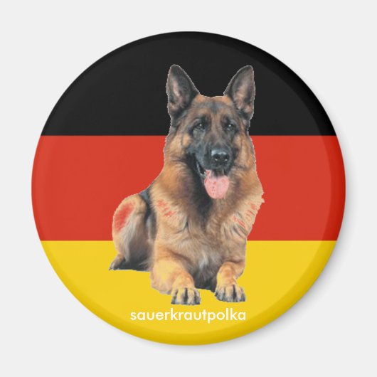 deutscher schäferhund マグネット (正面)