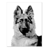 Deutscher Schäferhund Gummistempel ラバースタンプ (インプリント)