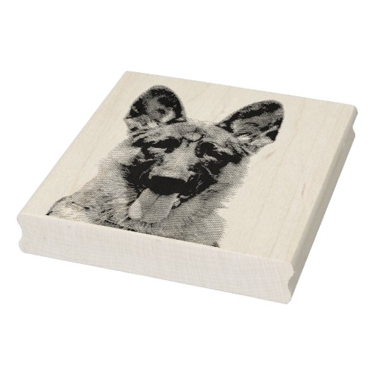 Deutscher Schäferhund Gummistempel ラバースタンプ (スタンプ)