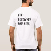 DEUTSCHESのBIERのワイシャツ Tシャツ (裏面)