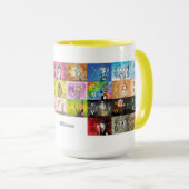 Deutsches Fingeralphabet マグカップ (正面右)