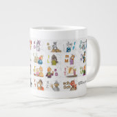 Deutsches Fingeralphabet 2 ジャンボコーヒーマグカップ (正面右)