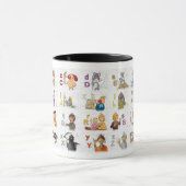 Deutsches Fingeralphabet 2 マグカップ (中央)