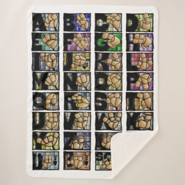 Deutsches Fingeralphabet 3 (2025) シェルパブランケット