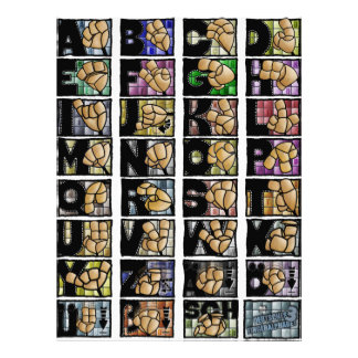 Deutsches Fingeralphabet 3 (2025) フォトプリント