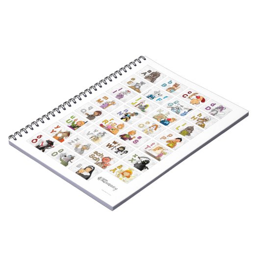 Deutsches Fingeralphabet II ノートブック (左側)