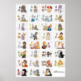 Deutsches Fingeralphabet II ポスター