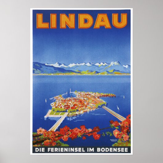 Deutschland: 1935 - Lindau am Bodensee Reise ポスター (正面)