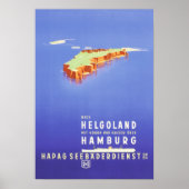 Deutschland: 1939 - HaPag Helgoland Reise ポスター (正面)