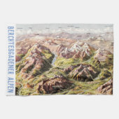 " Deutschland: 2021/heute - Berchtesgadener Alpen  キッチンタオル (横)