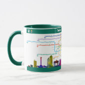 " Deutschland: 2021/heute BERLIN - U/S-Bahn  Tasse マグカップ (左)