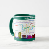 " Deutschland: 2021/heute BERLIN - U/S-Bahn  Tasse マグカップ (正面左)
