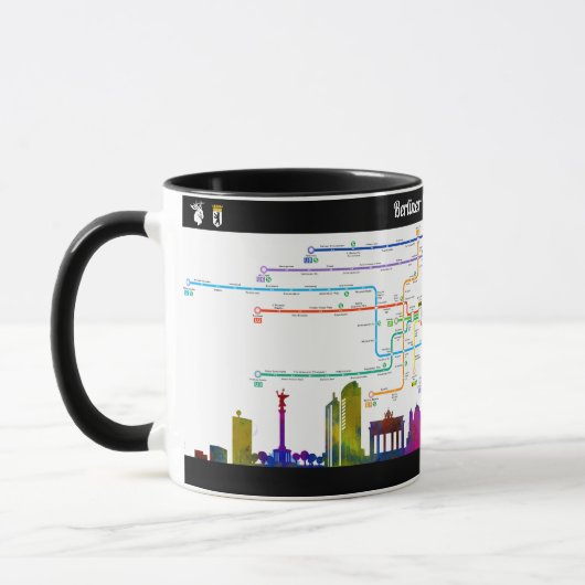 " Deutschland: 2021/heute BERLIN - U/S-Bahn  Tasse マグカップ (左)