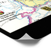 " Deutschland: 2021/heute - Poltische Karte ポスター (角)