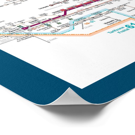 " Deutschland: 2022/heute Dresden - Liniennetz ... ポスター (角)