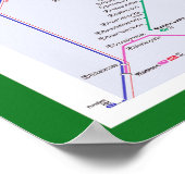 " Deutschland: 2023/heute Berlin - Liniennetz ...  ポスター (角)