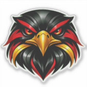 Deutschland Adler Auto シール (正面)