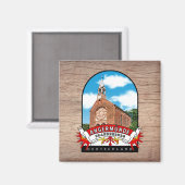 Deutschland Angermünde Vintage souvenir マグネット (正面/裏面)