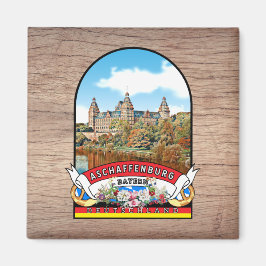 Deutschland Aschaffenburg Vintages Souvenir マグネット