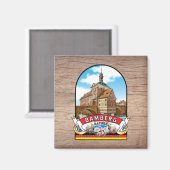 Deutschland Bamberg Vintages Souvenir マグネット (正面/裏面)
