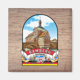 Deutschland Bamberg Vintages Souvenir マグネット